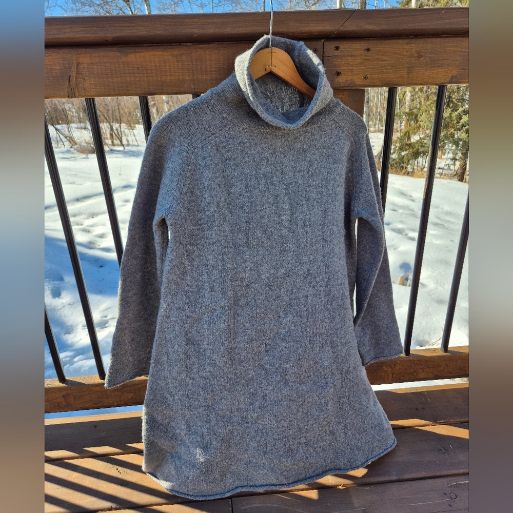 Oak And Fort Wool Blend (80%) Sweater Dress Or Tunic